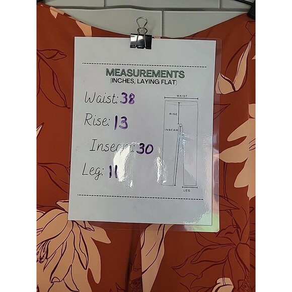 ALFANI Women's Sz XXL Floral Printed Pull- on Wide-leg Elastic Pants Fall Boho - Picture 6 of 6